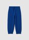 Children's blue pure cotton trousers regular fit_0