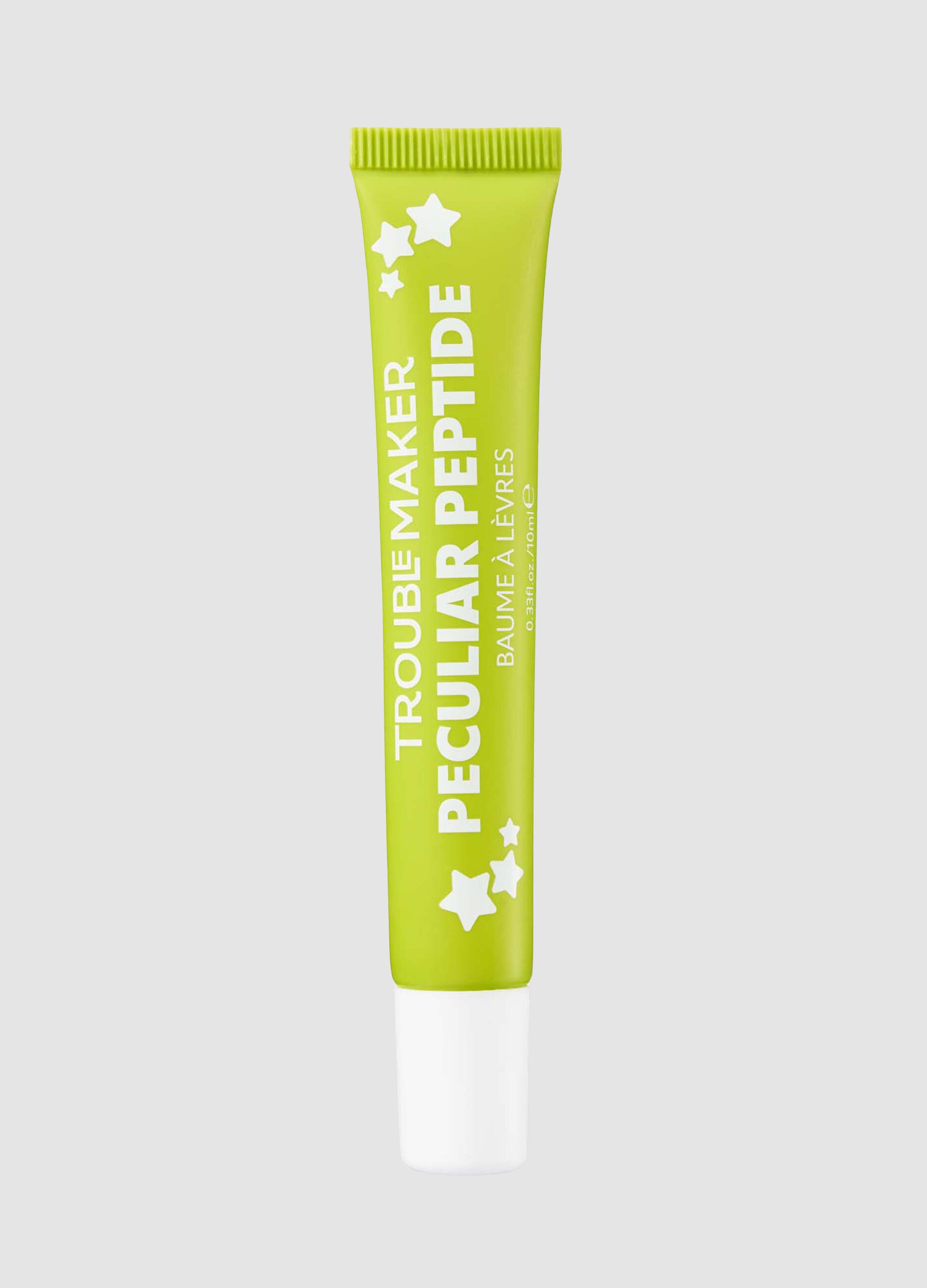 Peculiar Peptide Shimmer Lip Balm Mint Gold Clear 10ml