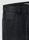 Black super skinny stretch cotton jeans_5