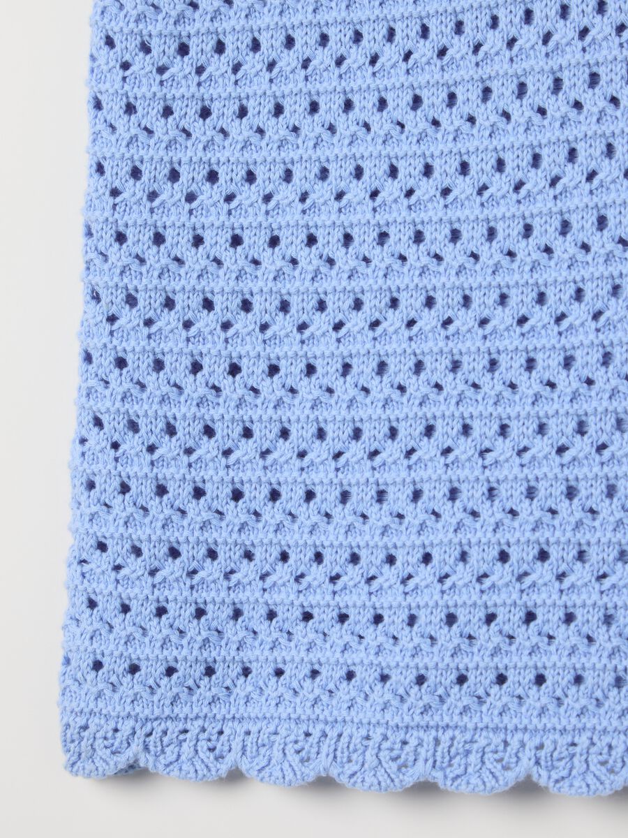 Tank top crochet con scollo a V azzurro_1