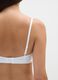 White stretch cotton sports bra_2