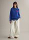 Blue pure cotton jumper regular fit with heart_2
