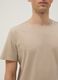 Beige short-sleeve t-shirt in pure Italian cotton_3