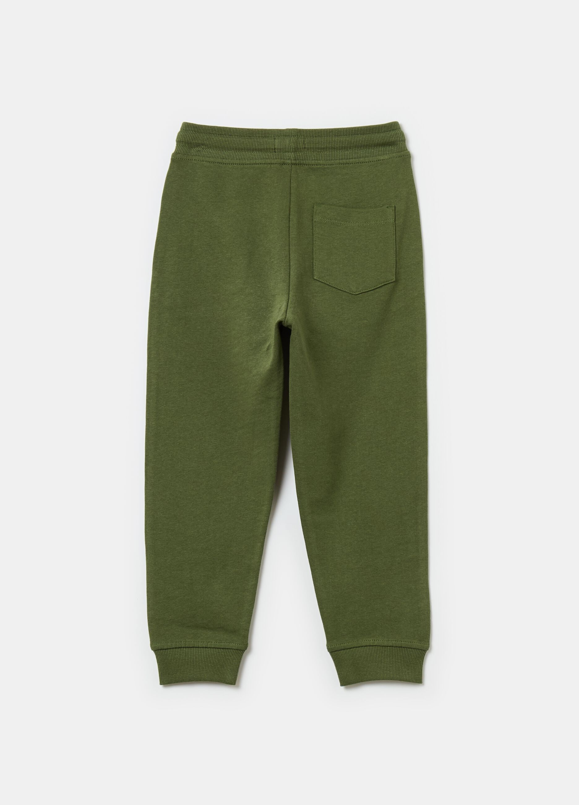 Cotton joggers with drawstring