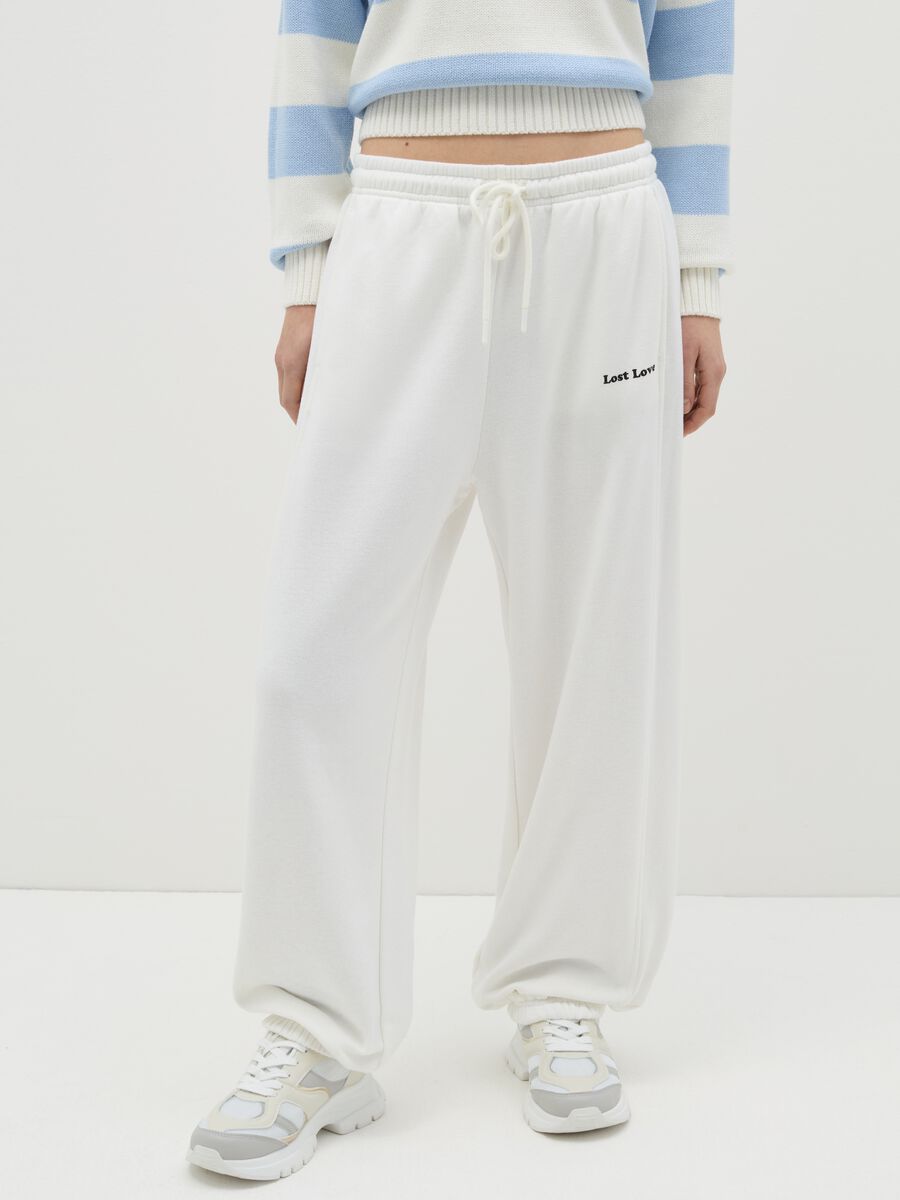 Baggy-fit joggers with drawstring_1