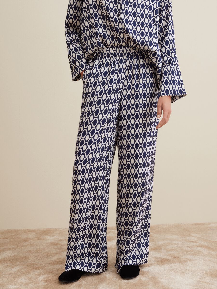 Pantalone wide leg fantasia optical_3