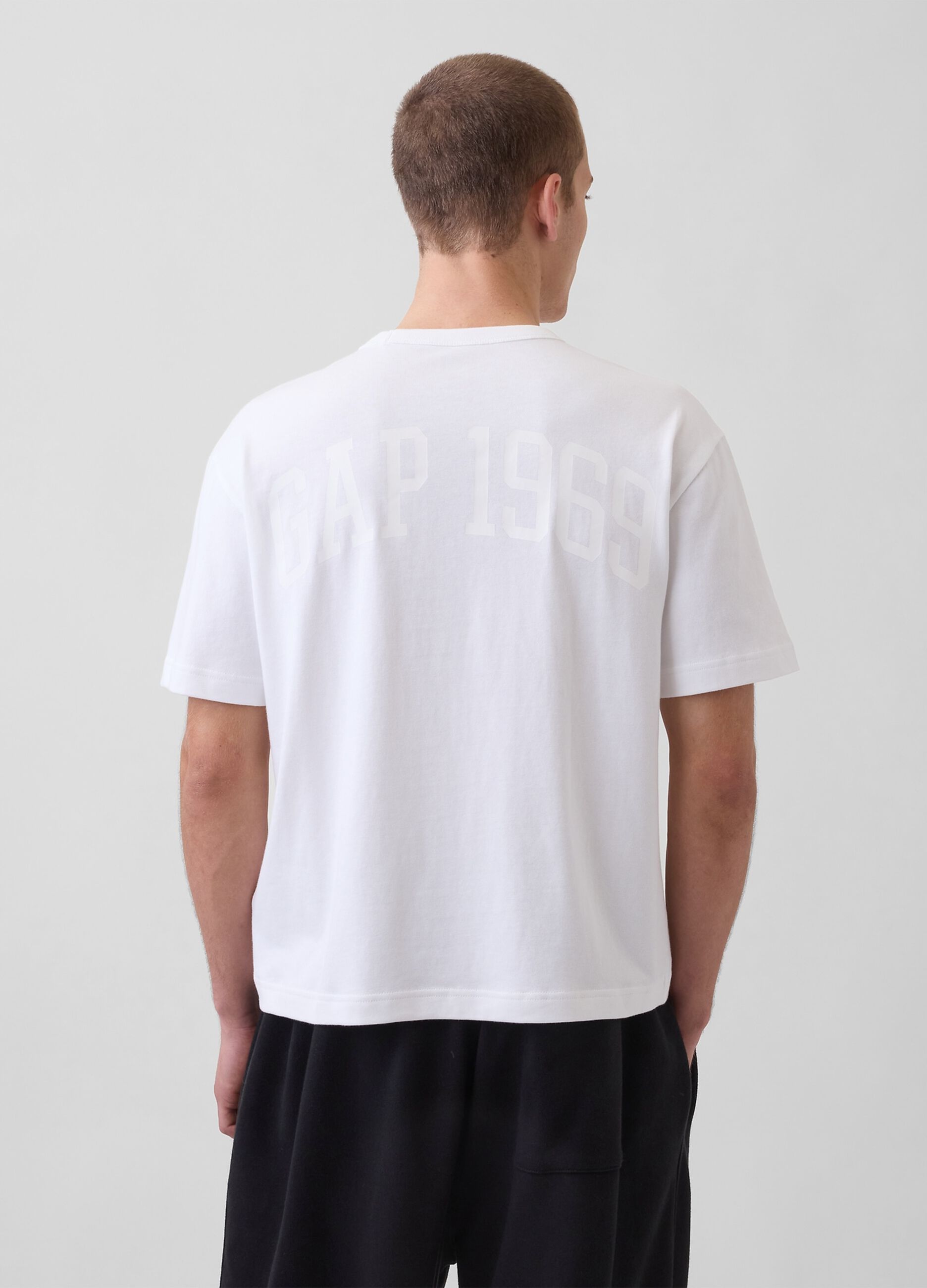 Pure cotton short-sleeve T-shirt
