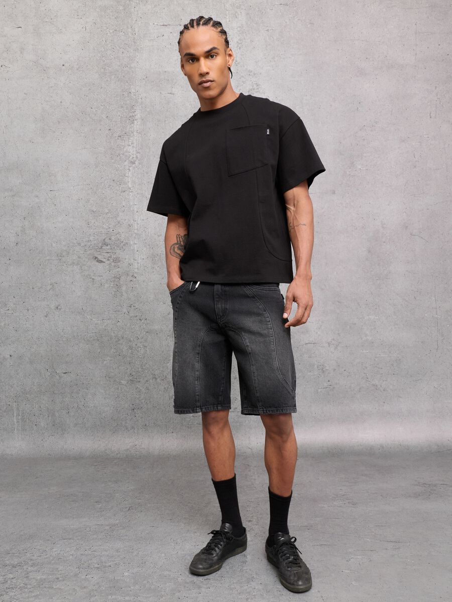 Denim Shorts Black_3