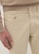 Beige stretch cotton trousers regular fit_3