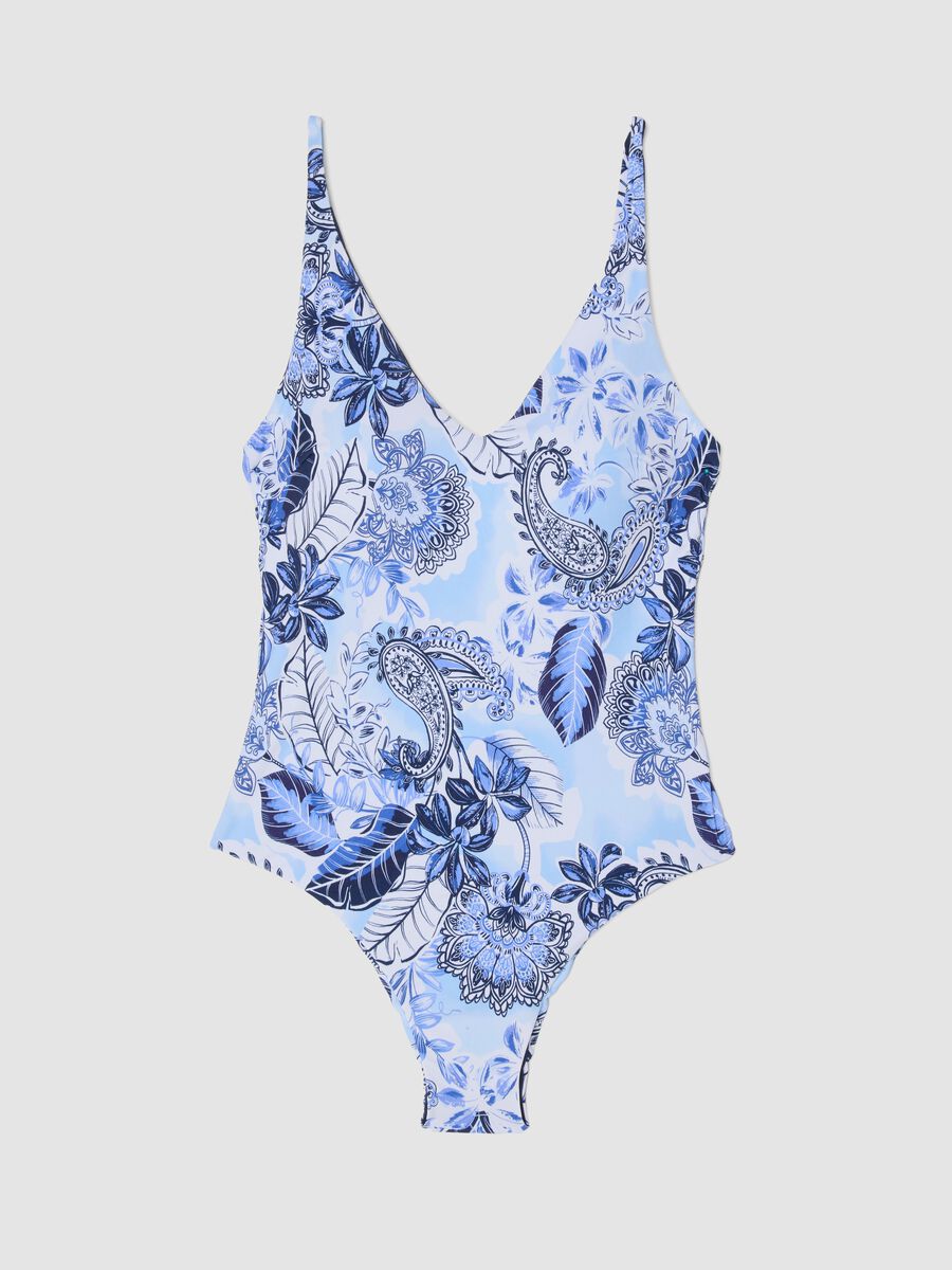 Light blue stretch fabric swimsuit_4