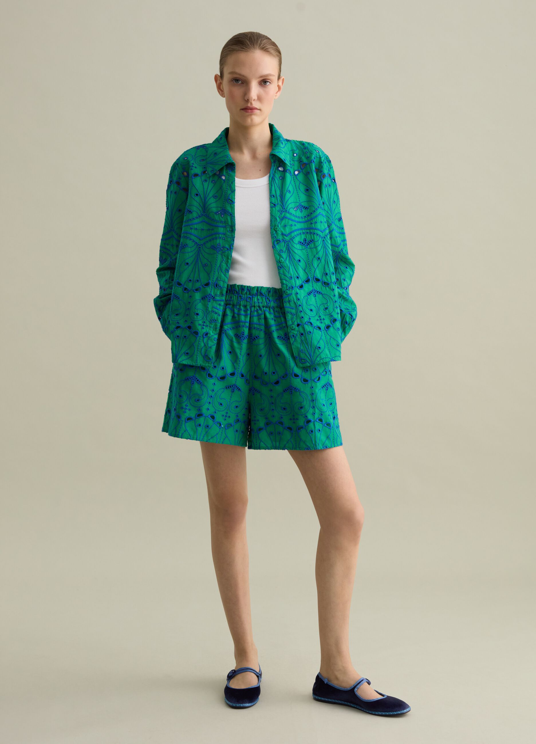 Broderie anglaise shorts