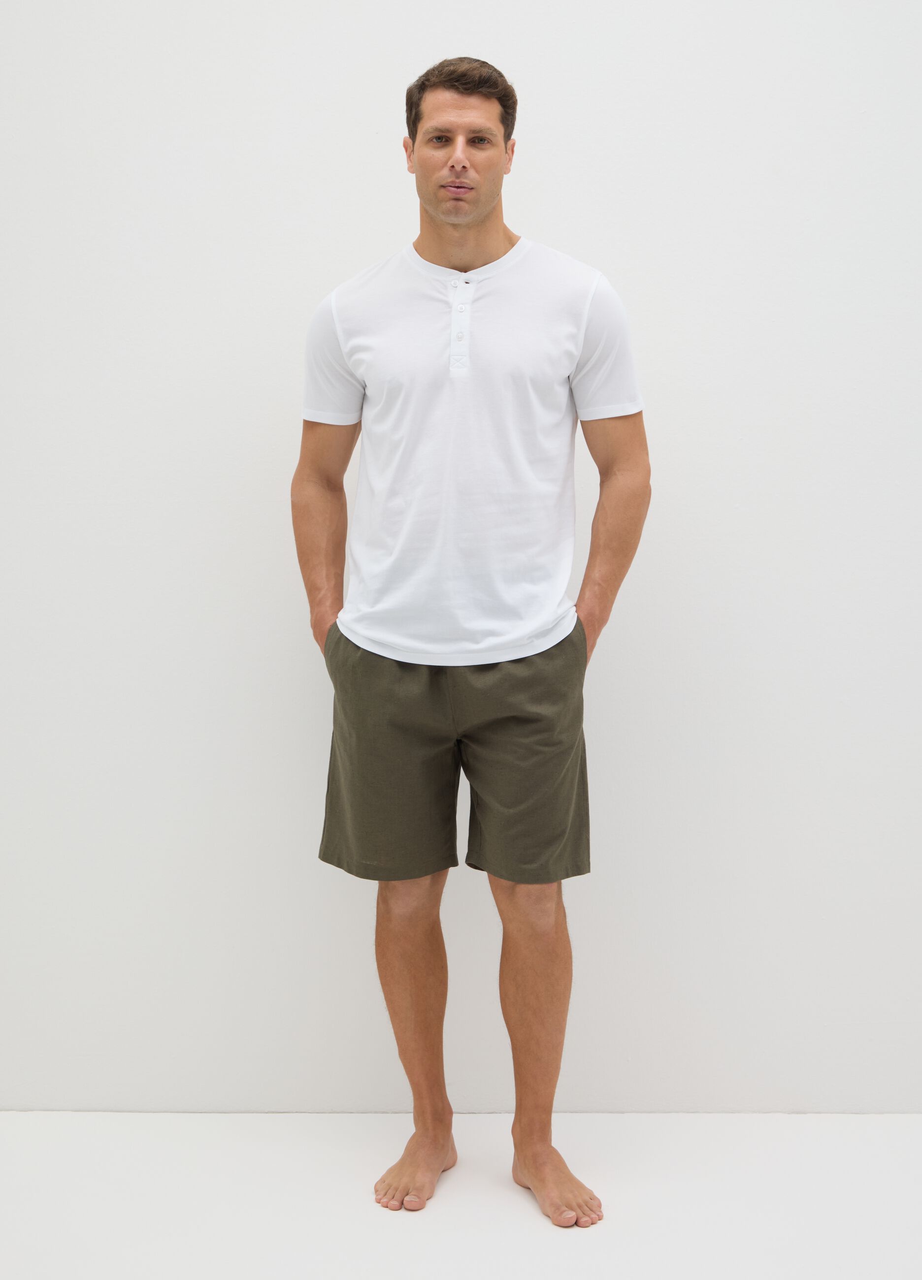 White T-shirt in Supima cotton