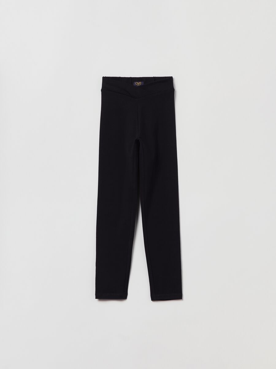 Leggings in cotone stretch_0