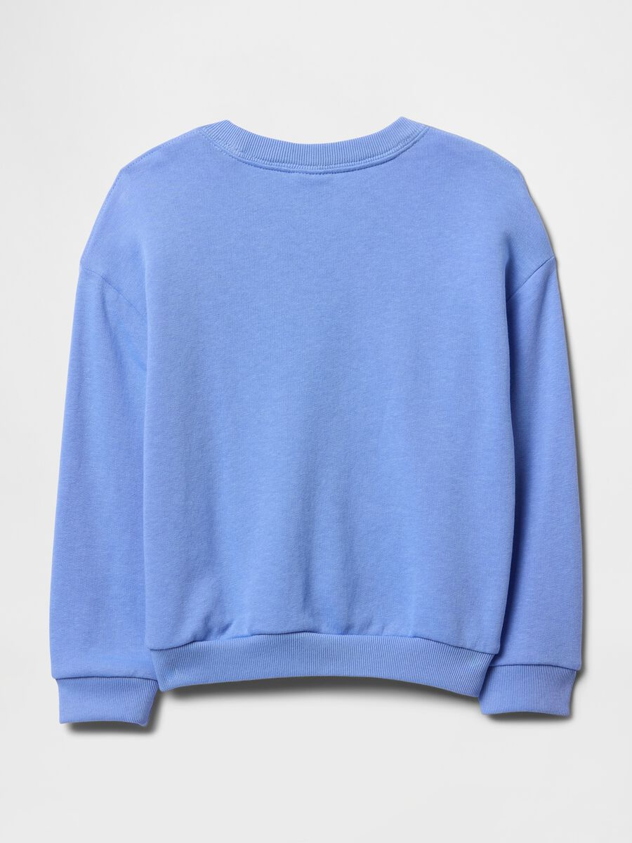 Blue sweatshirt with GAP print and shuttle design_1