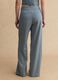 Linen-blend wide-leg trousers with blue and white micro-checks_2