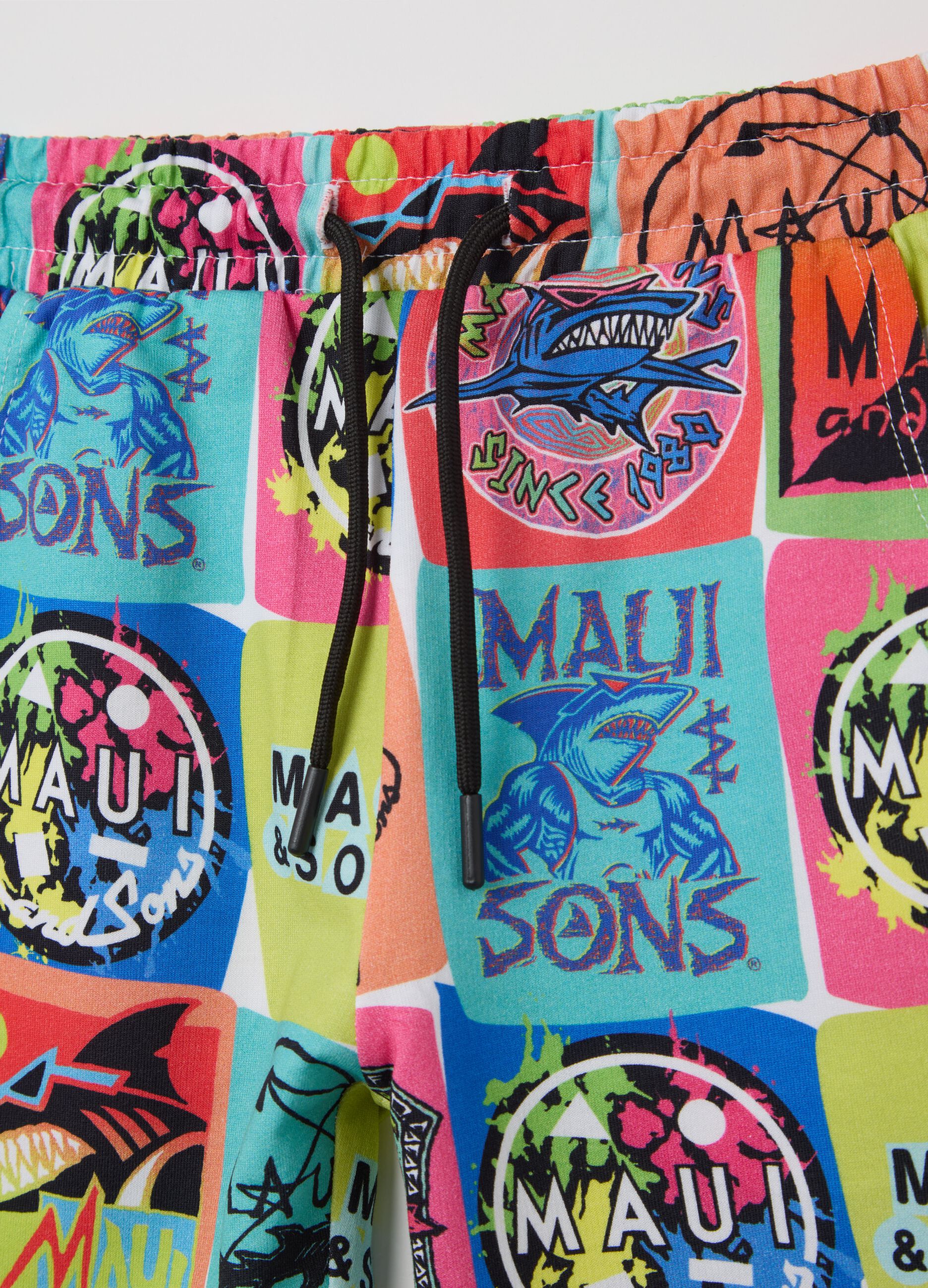 Maui and Sons multicoloured shorts in cotton