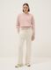 Felpa rosa girocollo regular fit_1