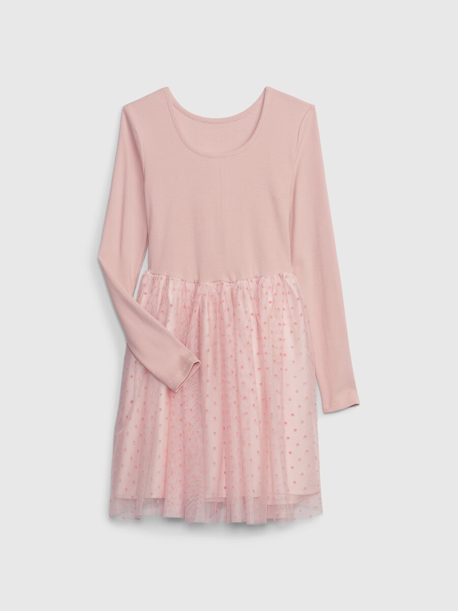 Abito combinato con gonna in tulle_2