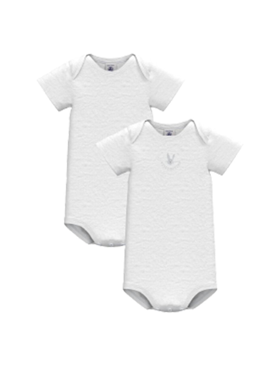 Two-pack bodysuits in organic cotton_0