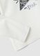 Girls&rsquo; grey organic cotton T-shirt with front print_3