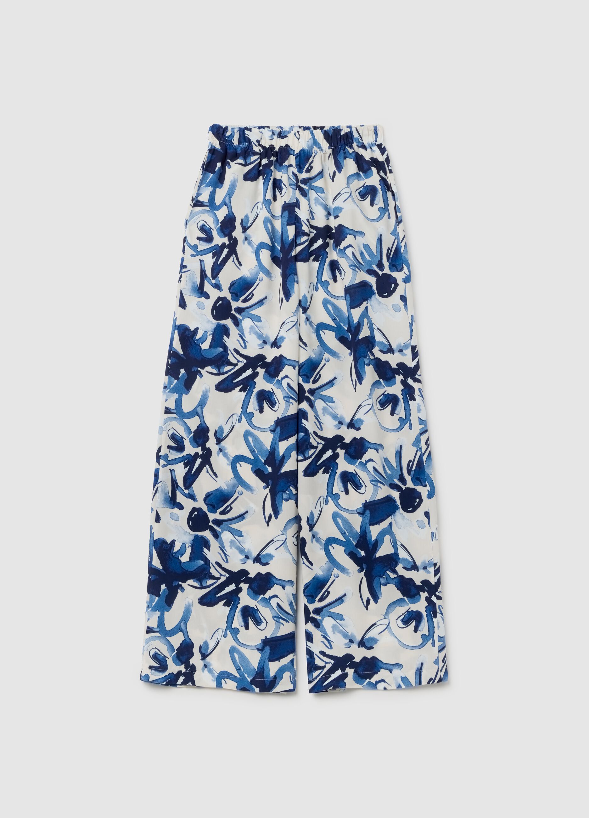 Women's Multicolour Regular Fit Trousers with Floral Print