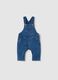 Denim dungarees with pocket_0