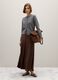 Grey pure wool cardigan regular fit_0