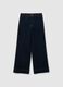Women's blue denim trousers regular fit_4