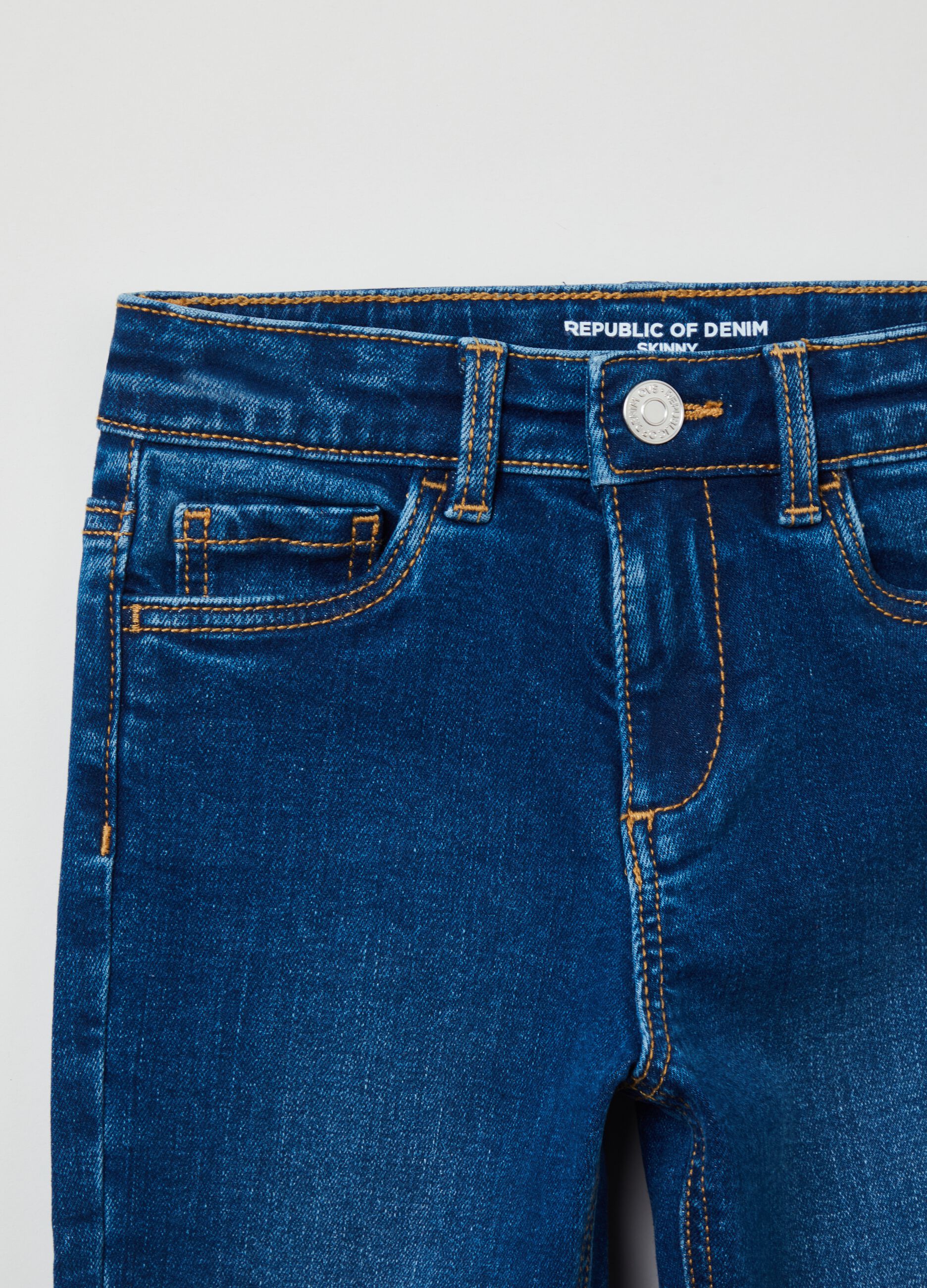 Jeans skinny fit con tasche _2