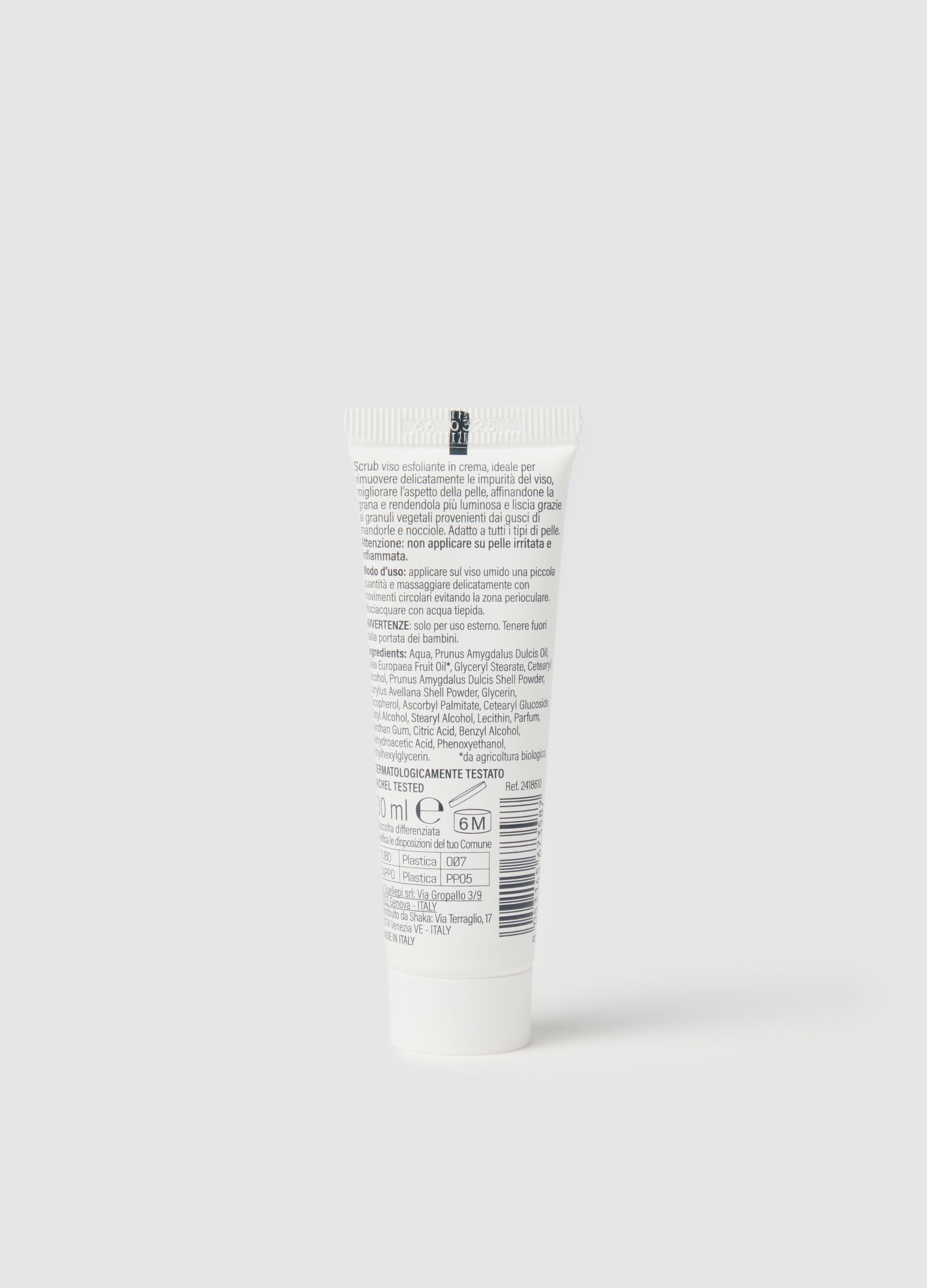 Gentle face scrub, travel size - Korean skin care
