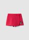 Red stretchy cotton girls shorts regular fit with Minnie_0
