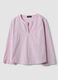 Regular-fit multicolour striped pure cotton shirt with chest pocket_4