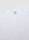 White mercerised pure cotton T-shirt with deep V-neck_1