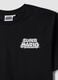 Black pure cotton T-shirt with graphic print_5