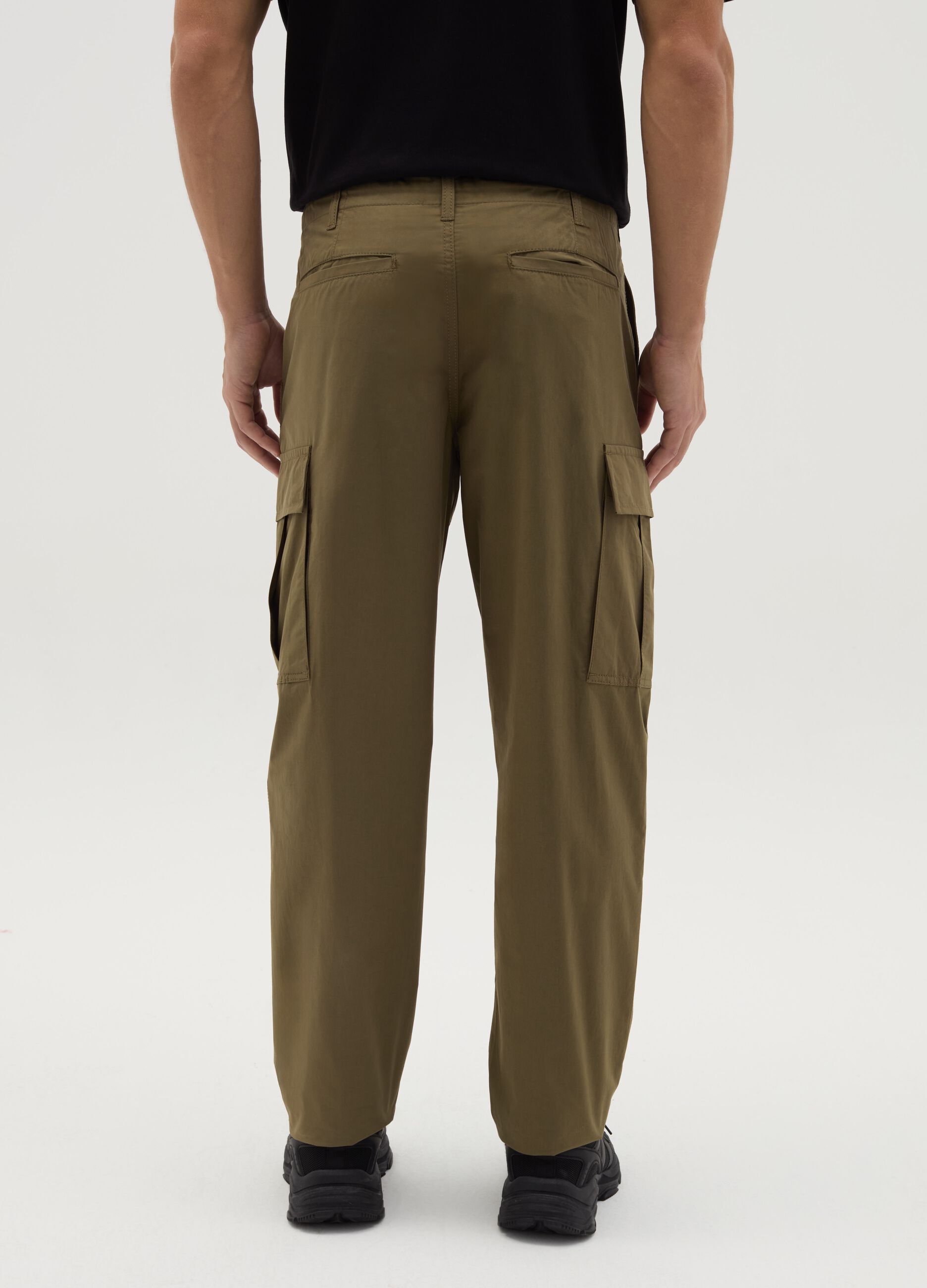 Cotton cargo trousers