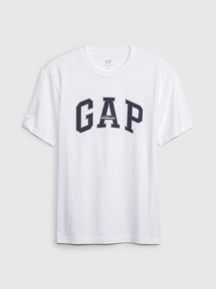 T-shirt con stampa logo Athletics_3