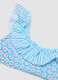 Blue ruffled bikini for girls_2