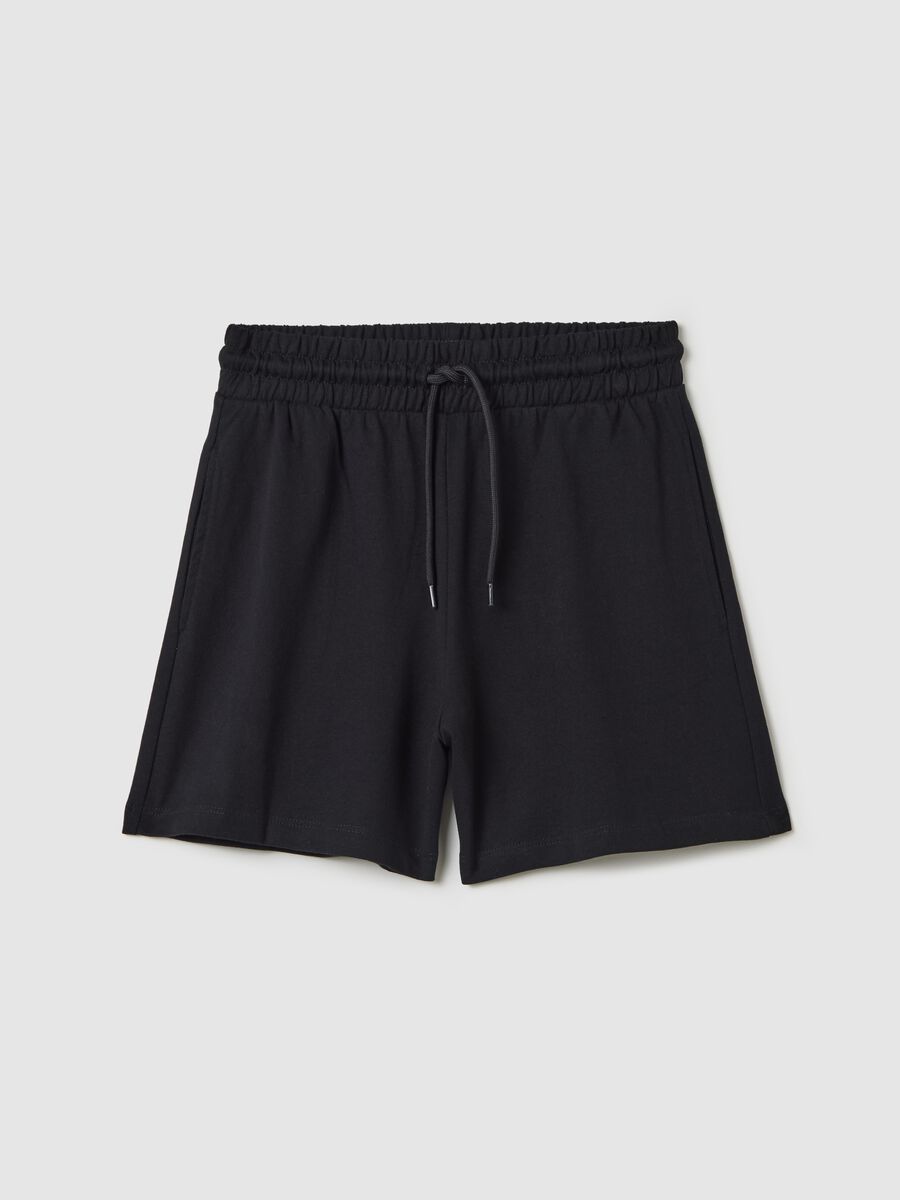 Organic Cotton Black Shorts_0