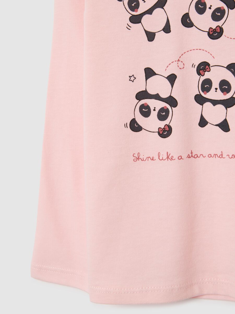 Pink cotton regular fit girls' shirt_2