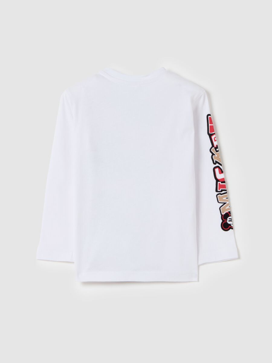 T-shirt in cotone bio con stampa Topolino_1