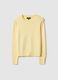 Yellow crew neck jumper regular fit_4