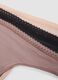 Tripack di slip brasiliane multicolor con rifinitura in pizzo_1