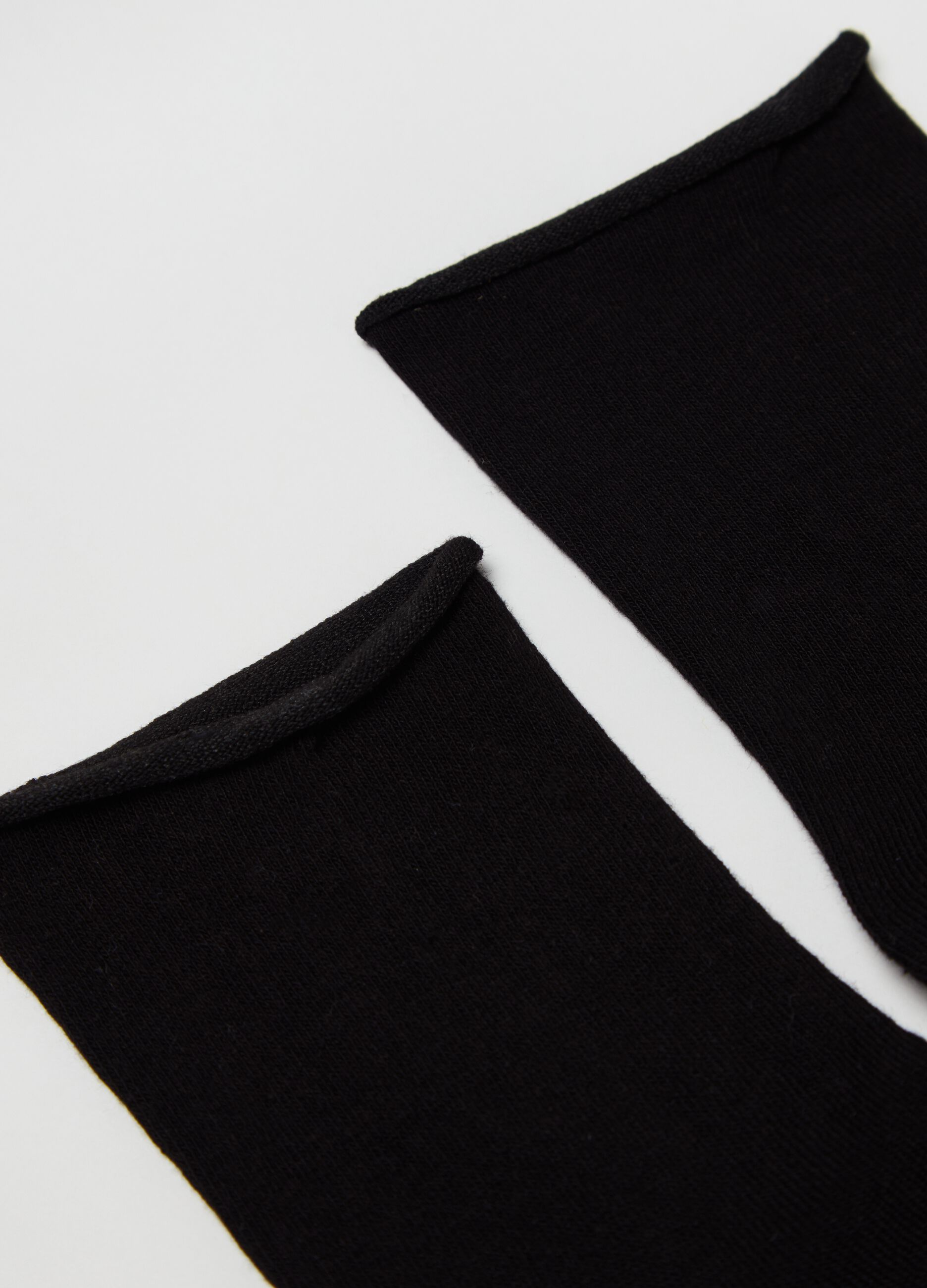 Calze corte stretch tinta unita_1