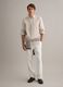 Beige pure linen shirt with button-down collar, regular fit_1