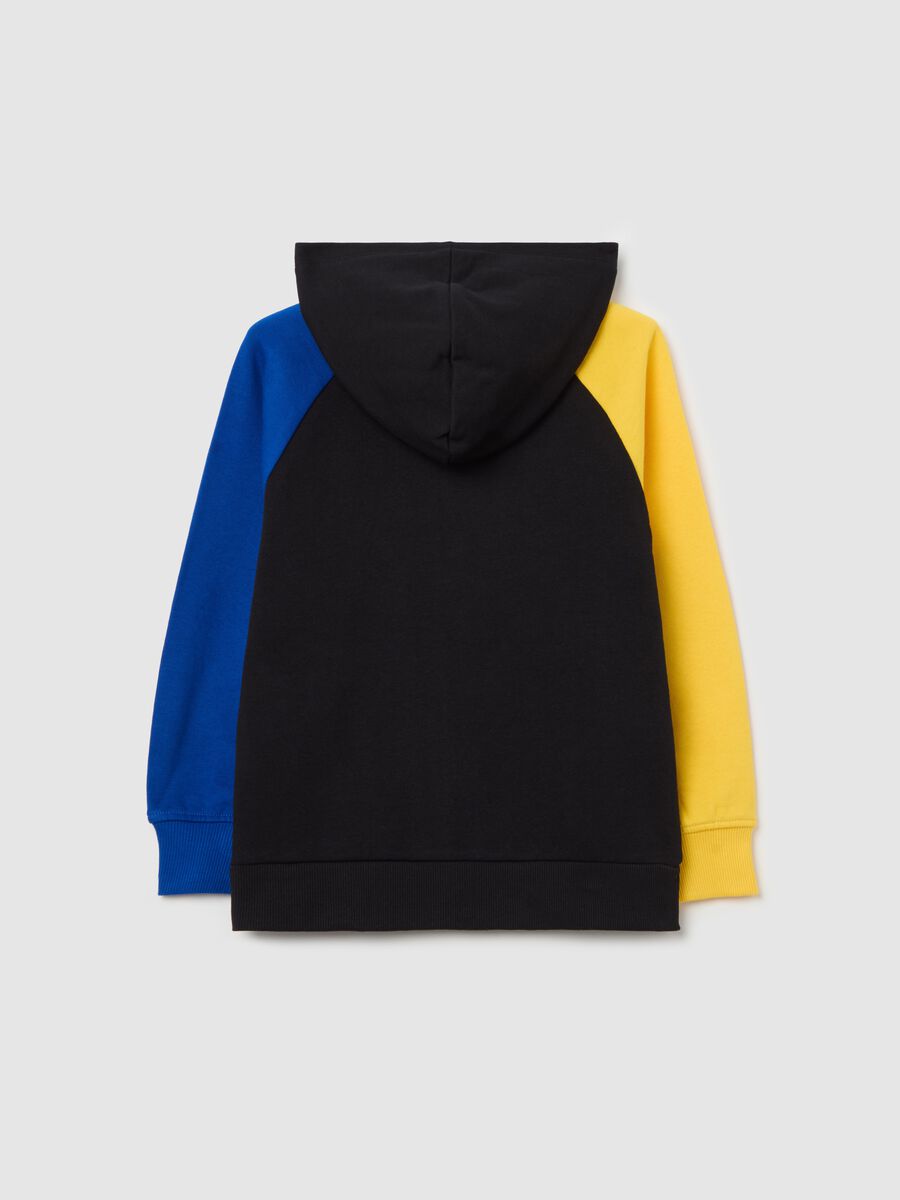 Full-zip color block con cappuccio e stampa Super Mario™_1