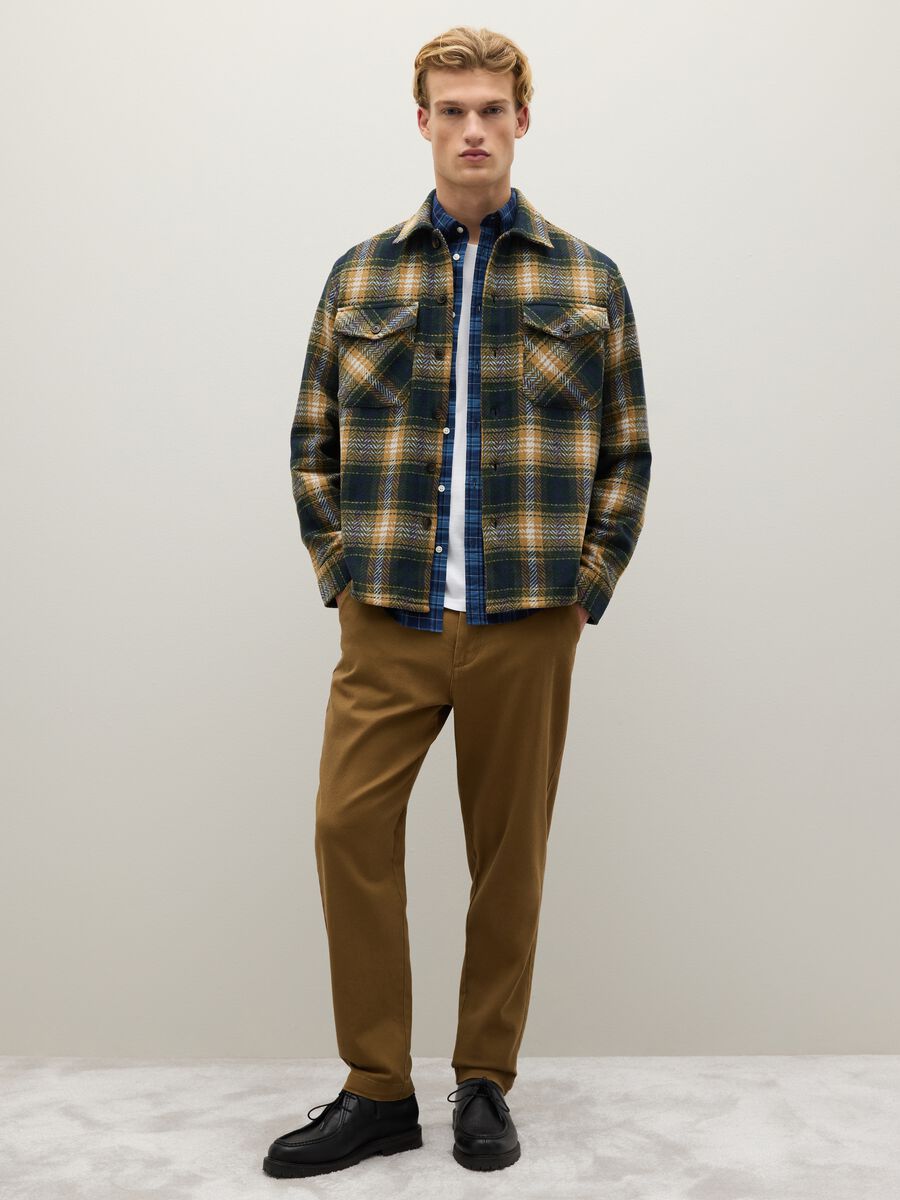 Multicolour Checked Oversized Shirt_1