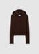 Brown Cotton Hoodie T-shirt_4