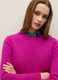 Purple crew neck sweater in pure cashmere regular fit_3