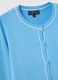 Blue viscose blend cardigan regular fit with buttons_1