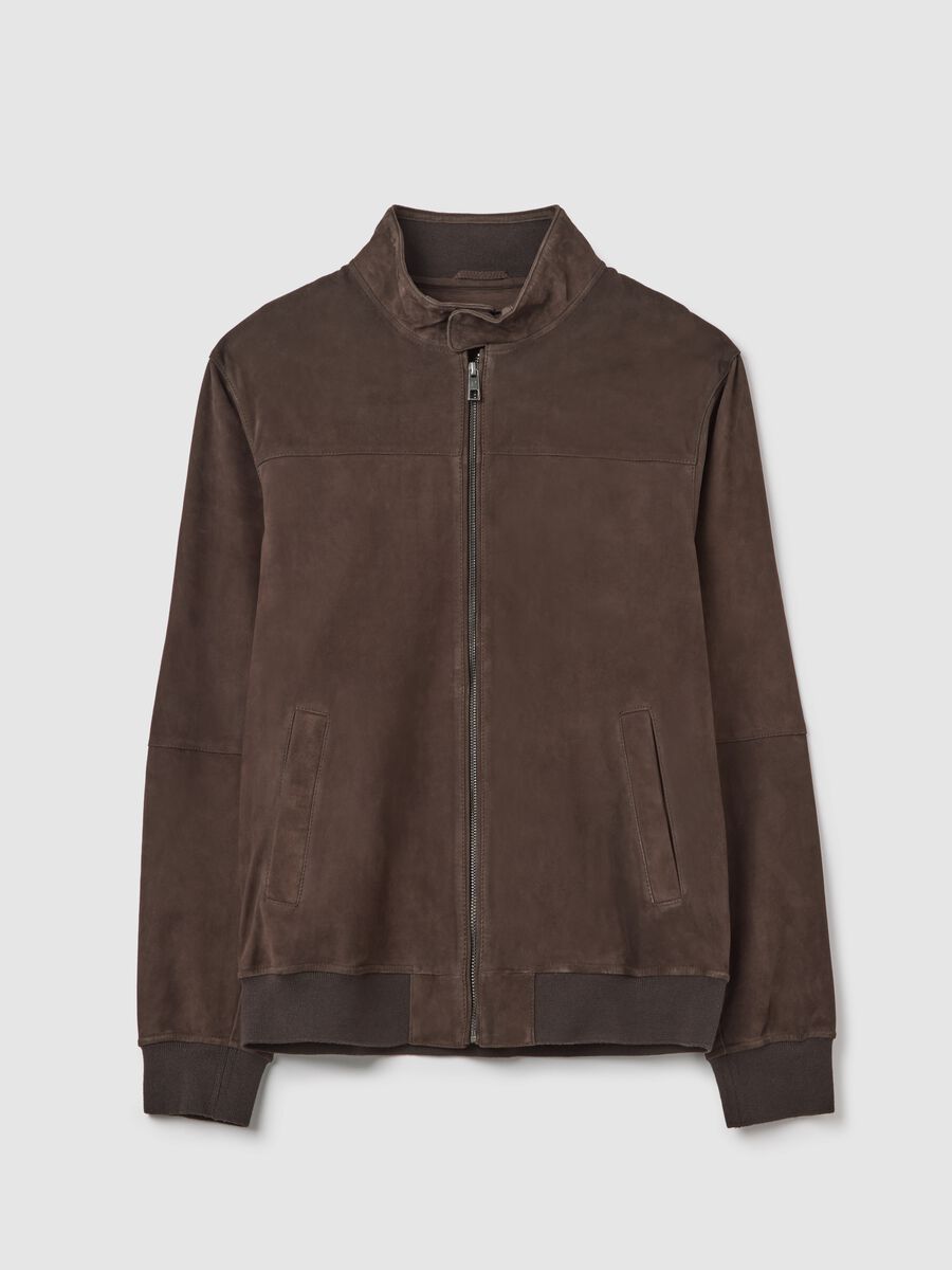 Bomber in pelle scamosciata_4
